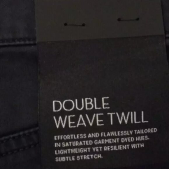 J Brand Mens Kane Pants 29X34 Black Straight Fit Double Weave Twill NWT Designer - Picture 11 of 13